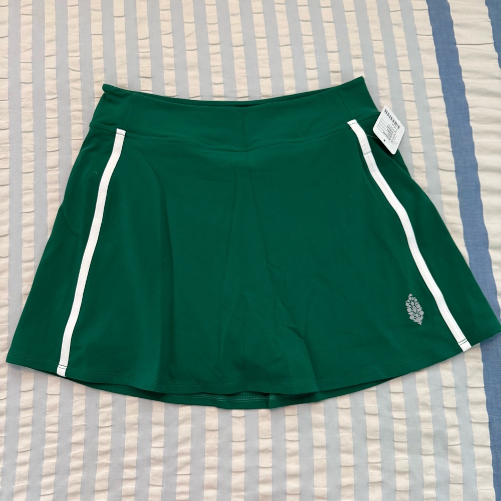 NWT Free People Never Better Volley Skort Green Small - Picture 3 of 5
